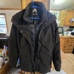 ZeroXposur Men’s Black Insulated Hooded Puffer Jacket